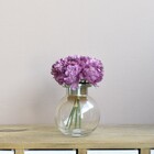 Buquê De Peônias Abertas Artificiais Roxas  | Linha Permanent